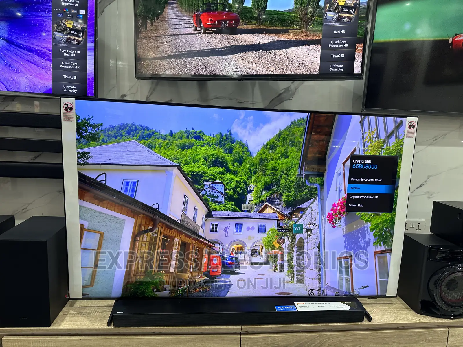 Samsung UHD Smart 75”Cu8002 2023 Model Tv  Glossy LED