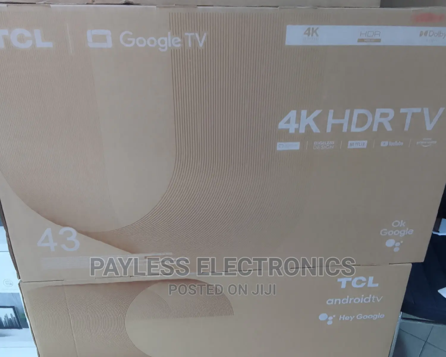 TCL Android Smart 43 Inches Television