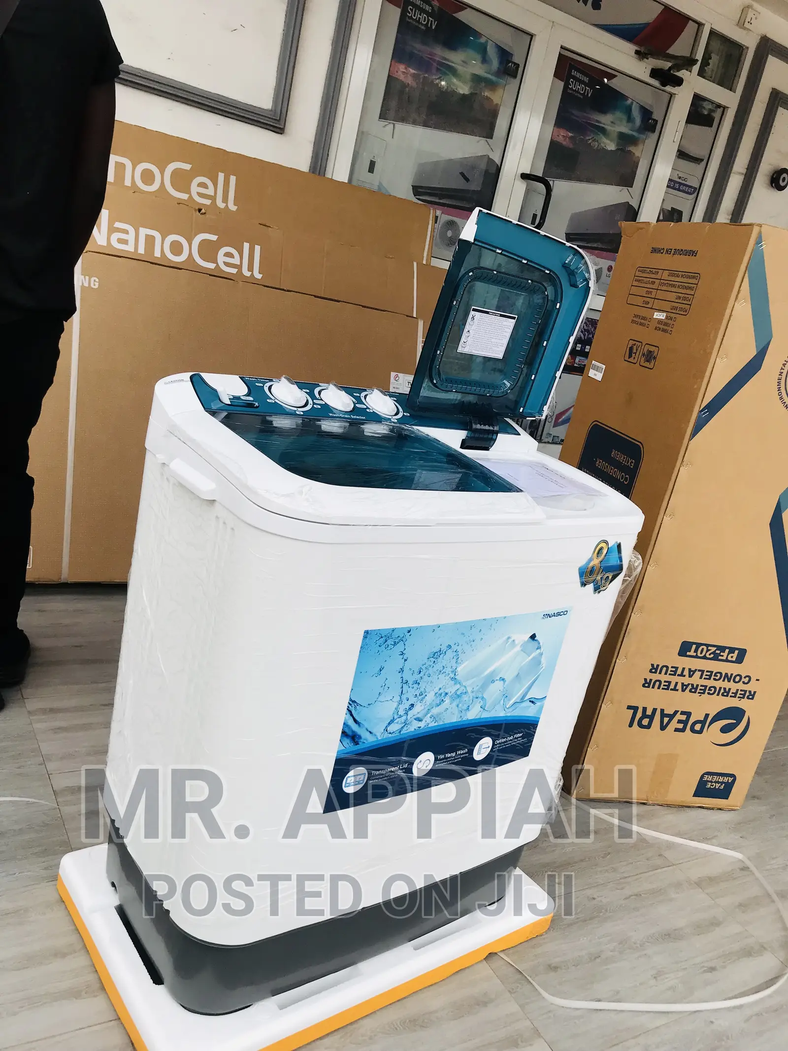 Extremely Quality Nasco 8kg Full Automatic Washing Machine.