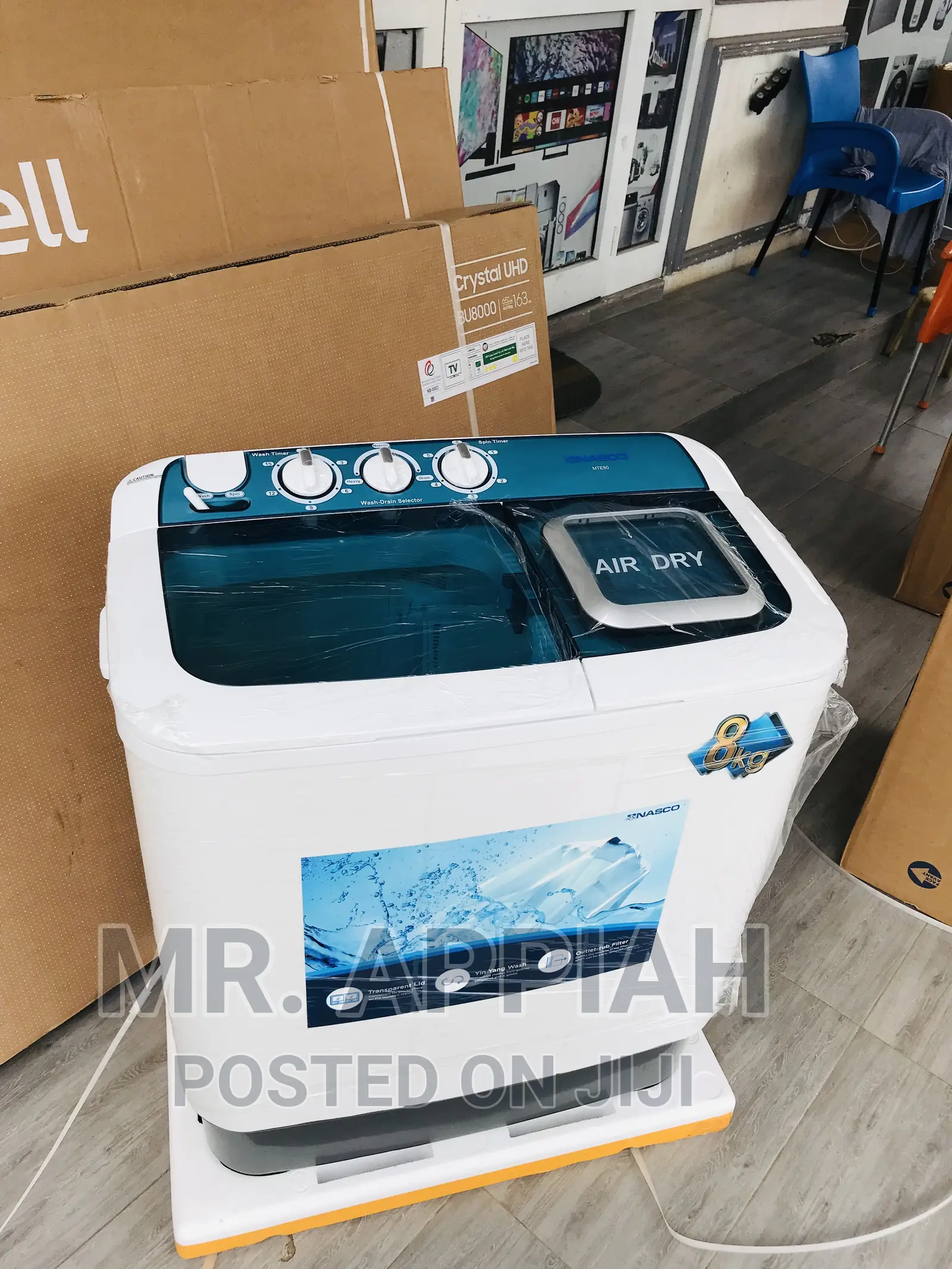 Energy Saving Nasco Full Automatic Washing Machine(8kg)