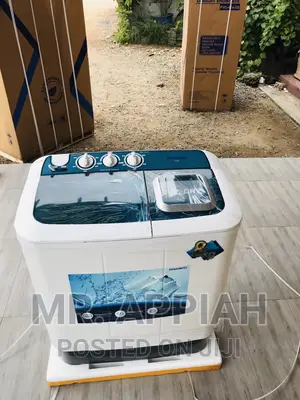 Nasco 8kg Washing Machine Works Faster and Wider(White).