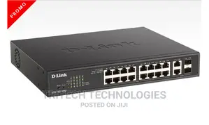 D-Link 18port Gigabit Managed POE Switch With Poe and 2 SFP