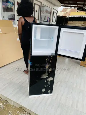 Durable and Affordable Pearl PF-20T 2 Door Fridge(Black) 