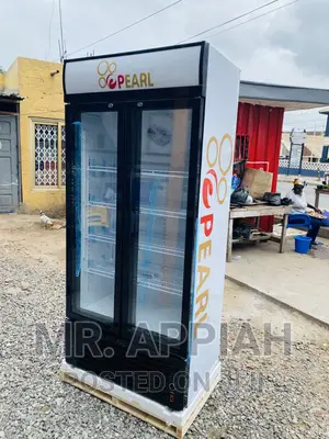 Brand  New Pearl PVC 622-2b Double Door Display Fridge 