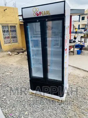 Fresh in Box  Pearl PVC 622-2b Double Door Display Fridge 