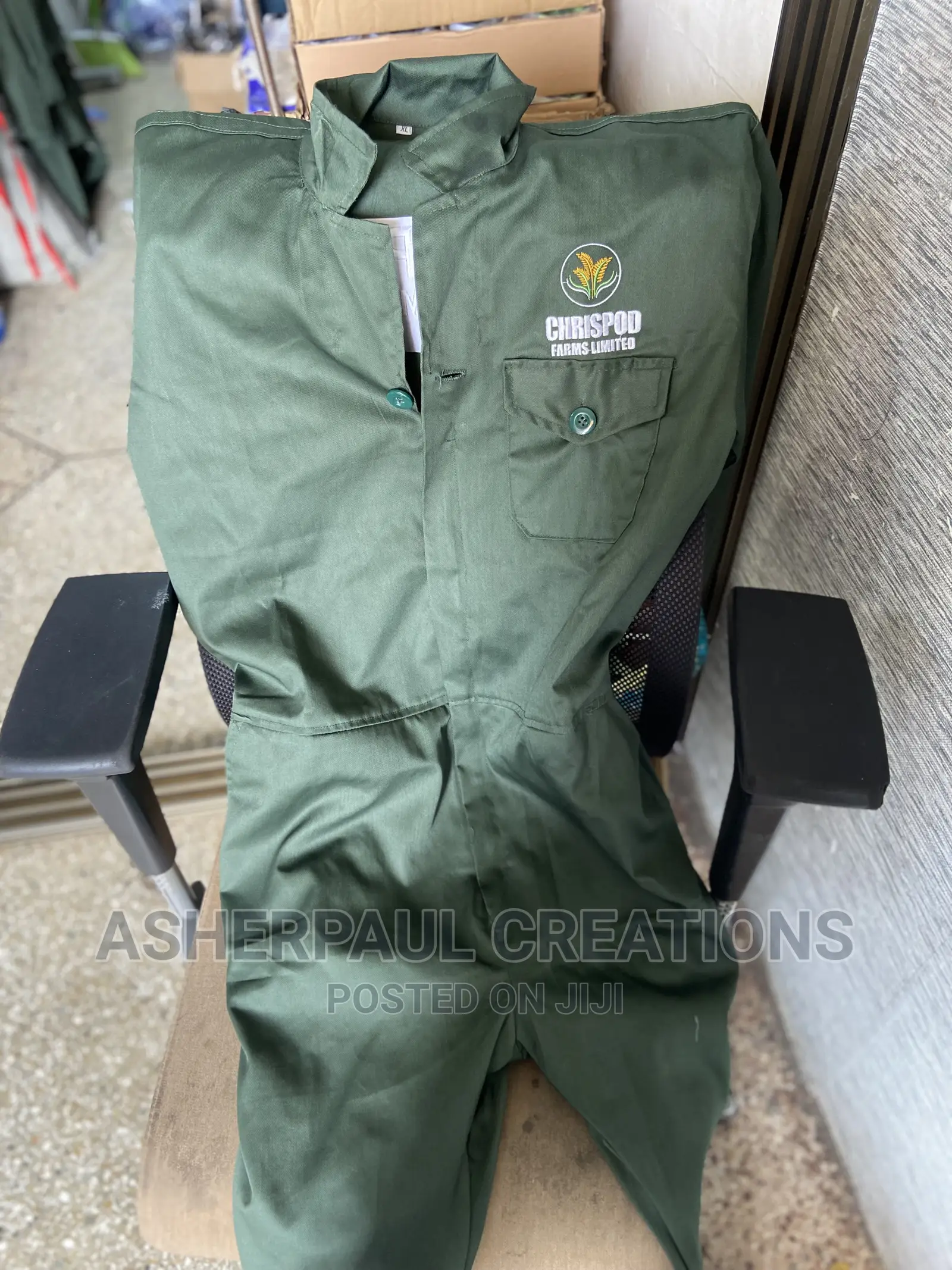 Sew and Customise Your Overall With Ur Company Name