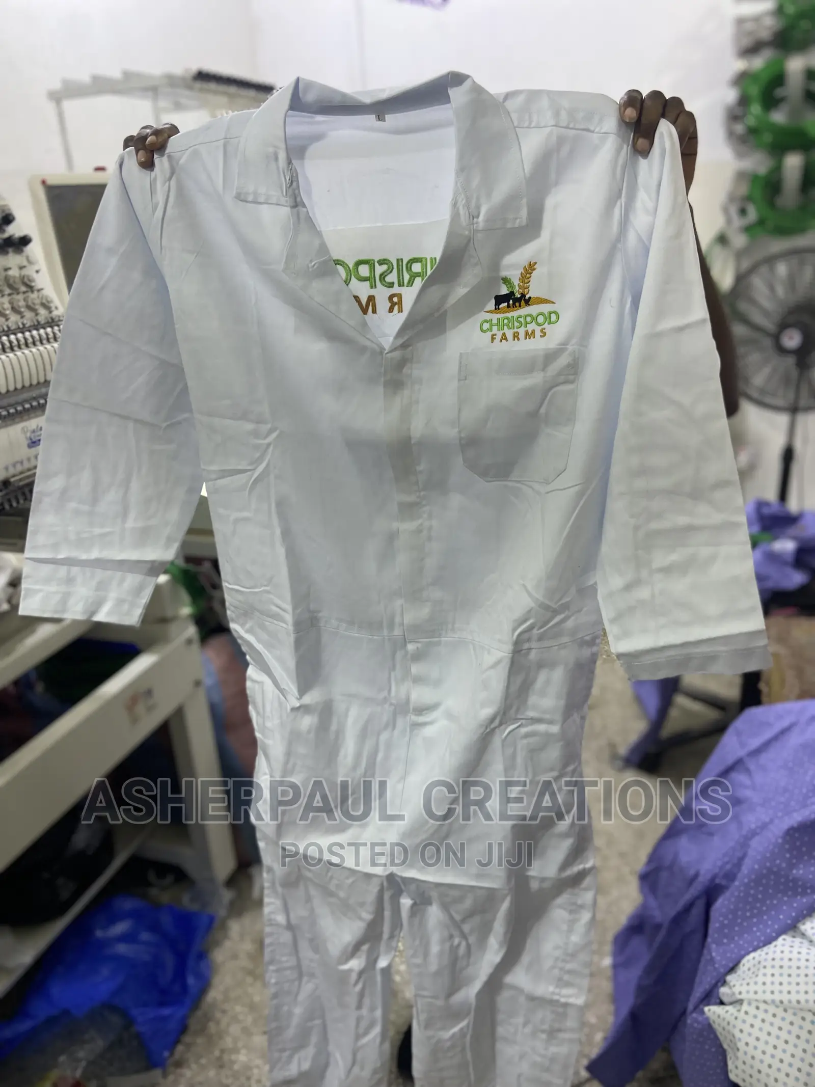 Sew and Customise Your Overall With Ur Company Name