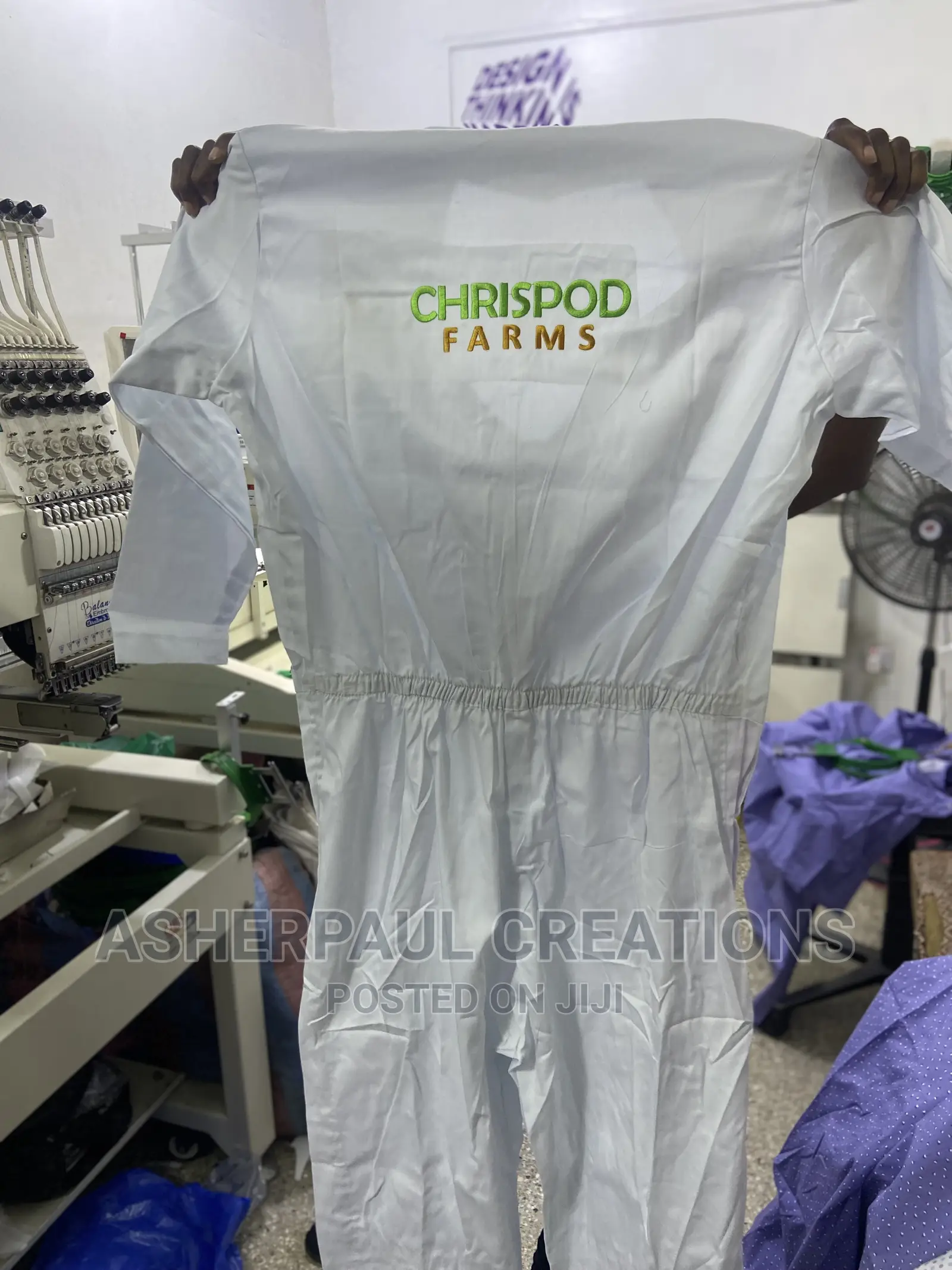 Sew and Customise Your Overall With Ur Company Name
