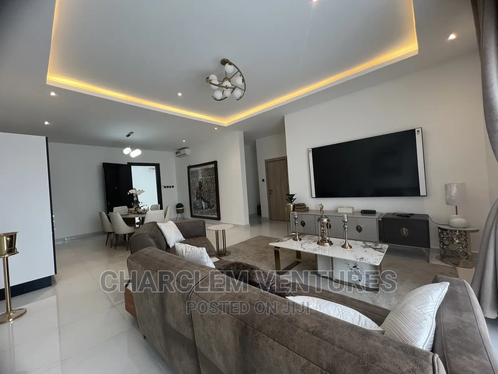 Furnished 2bdrm Apartment in Charclem Ventures, Cantonments for rent