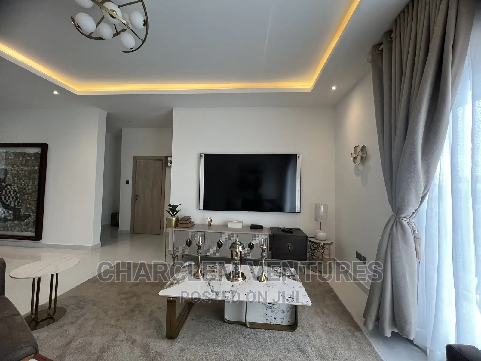 Furnished 2bdrm Apartment in Charclem Ventures, Cantonments for rent