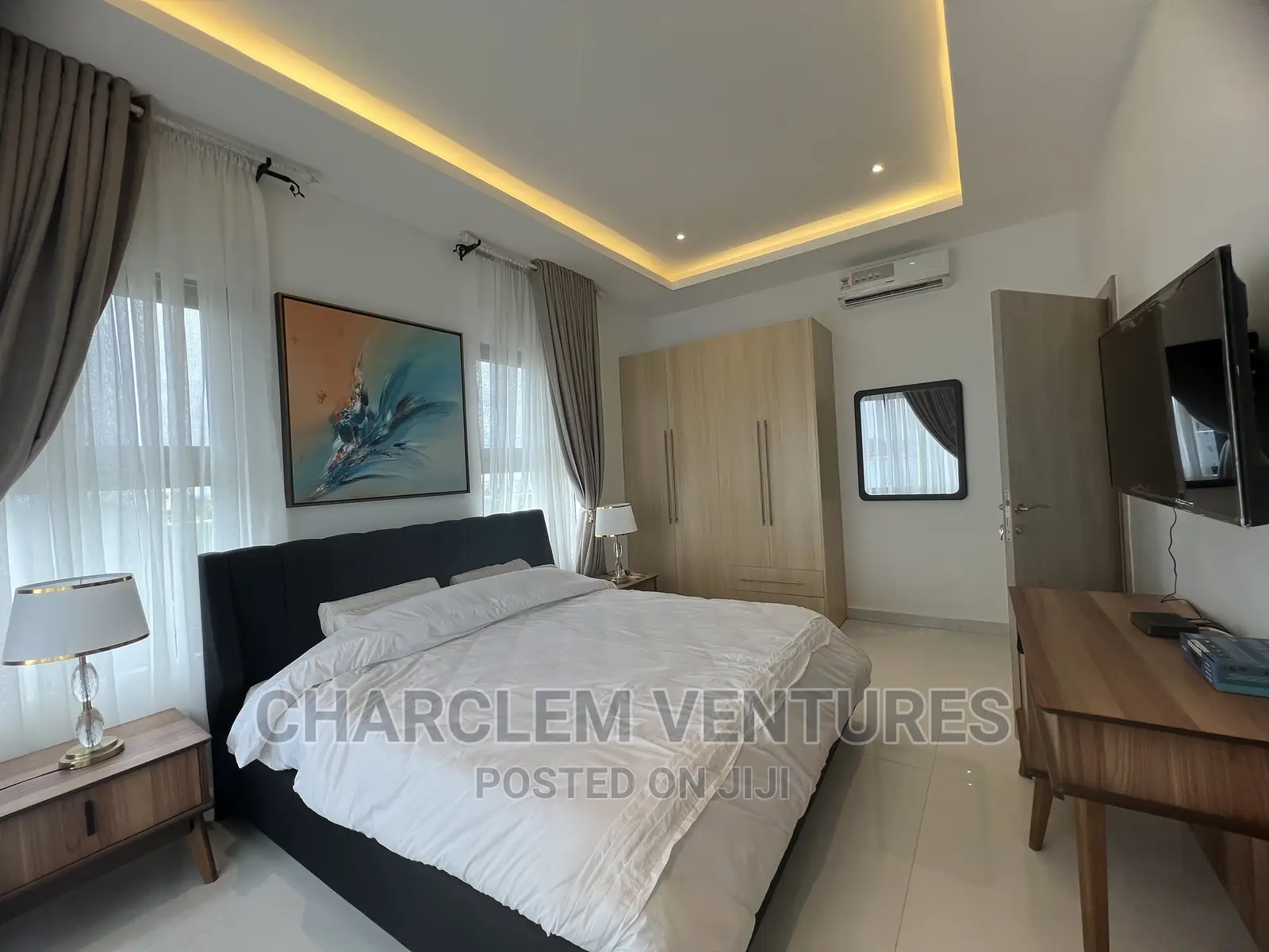 Furnished 2bdrm Apartment in Charclem Ventures, Cantonments for rent