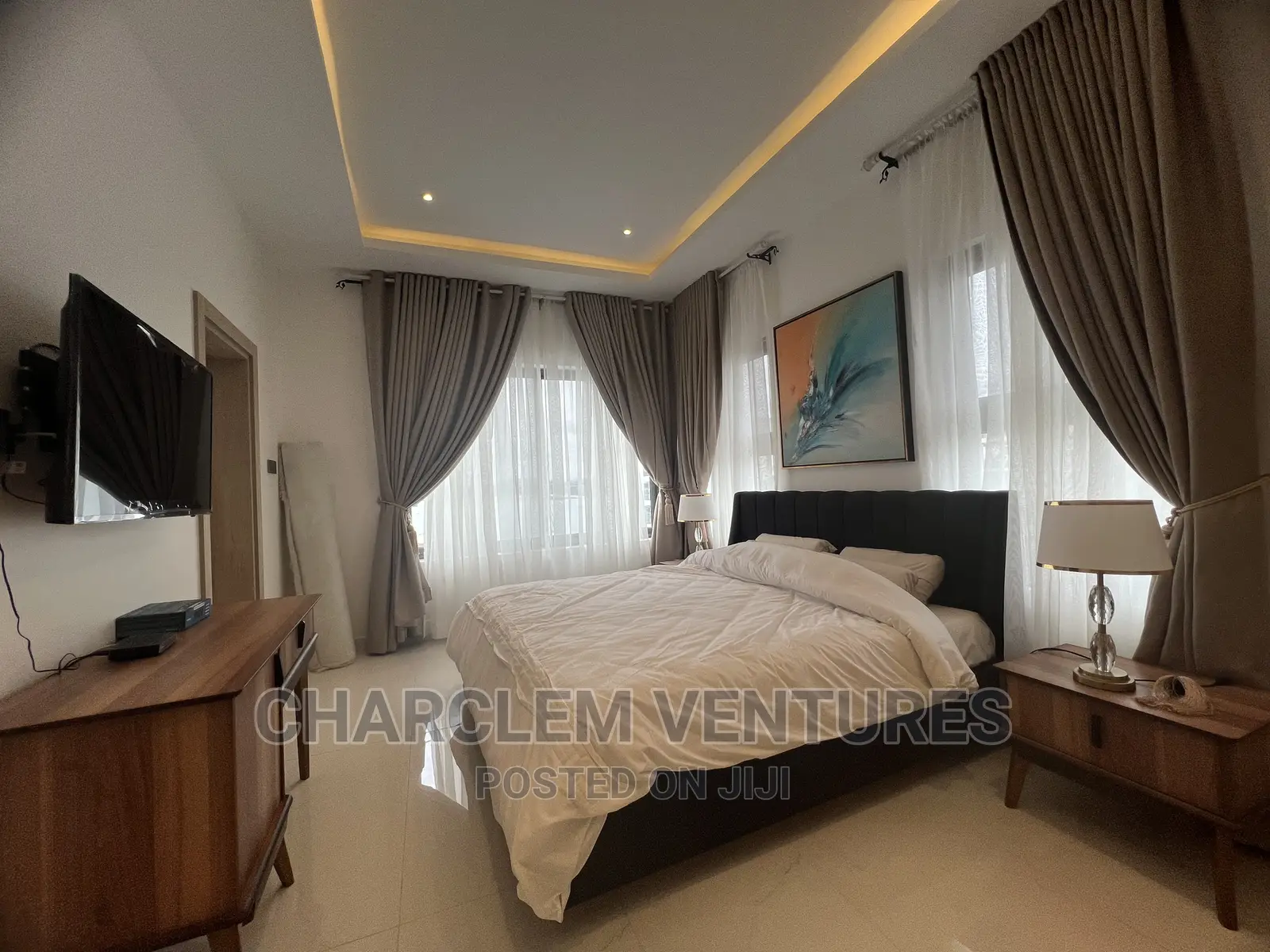 Furnished 2bdrm Apartment in Charclem Ventures, Cantonments for rent