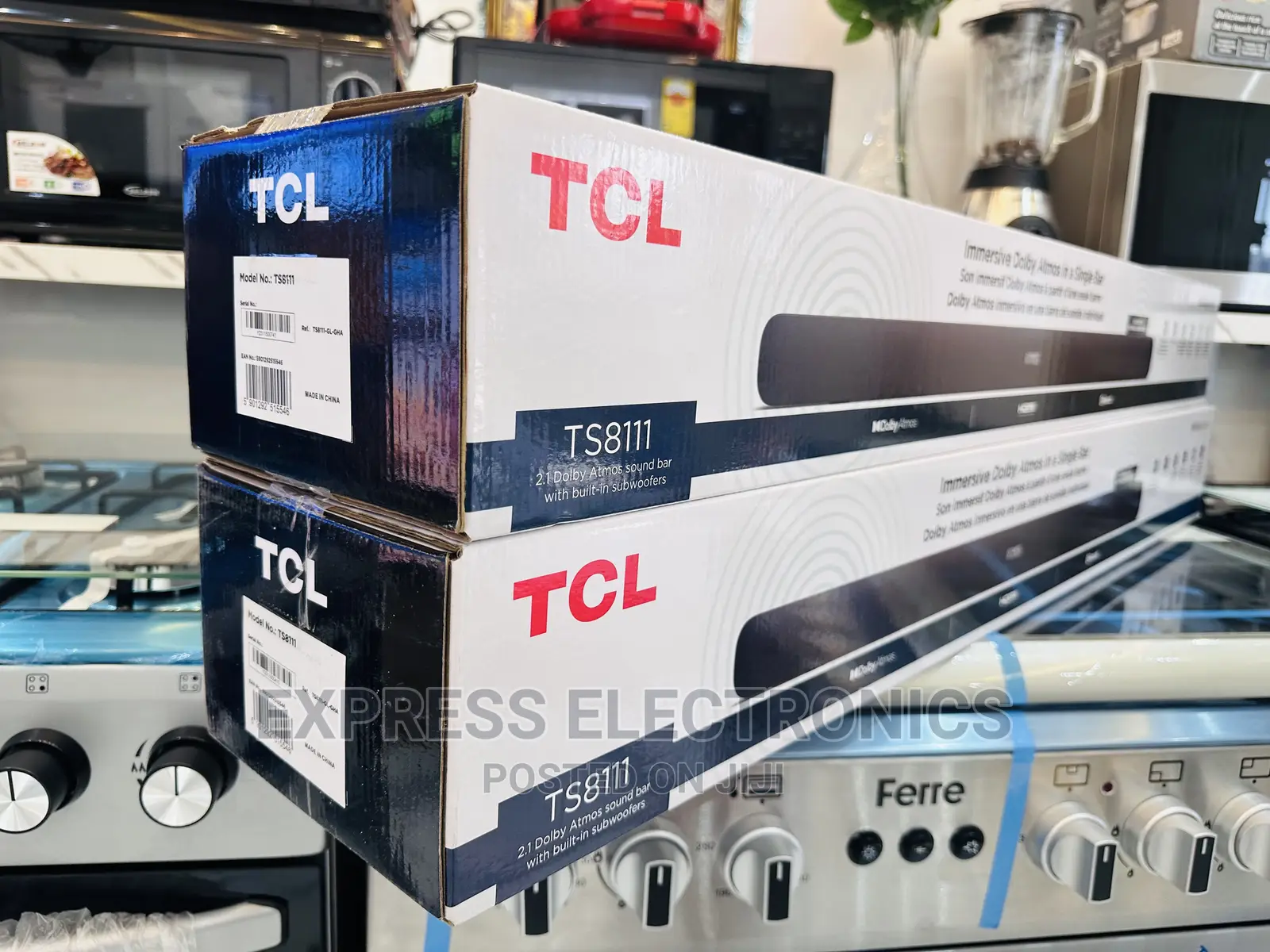 Dual Built in Subwoofer TCL Soundbar TCL. TS8111