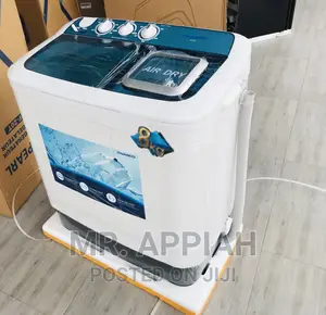 Semi-Automatic Nasco 8kgtop Load Washing Machine + Spin Dry