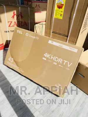 Basic Black TCL 43S5400 43 Inch HDR LED Google Tv.