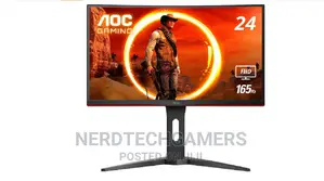 AOC C24G1A 24" Curved Frameless Gaming Monitor, FHD 1920x108