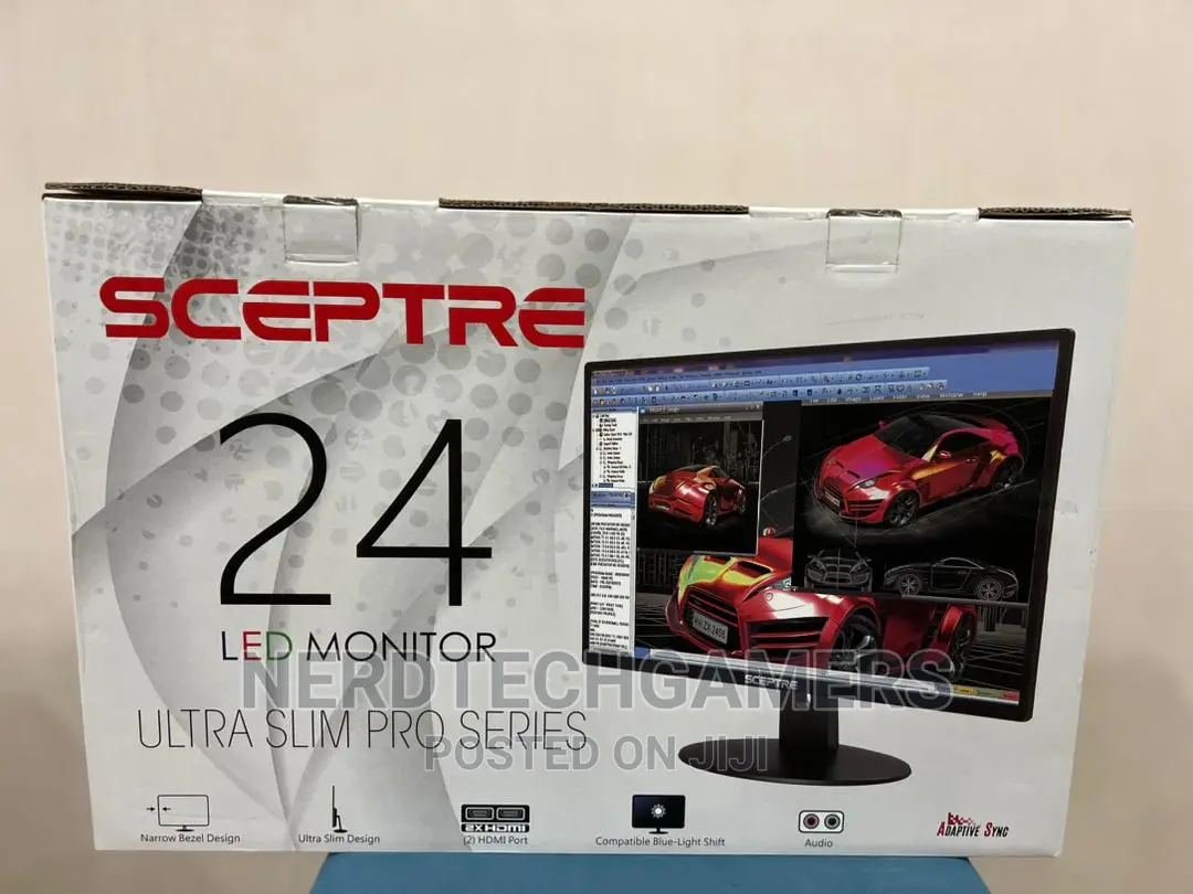 Sceptre New 24-Inch Gaming Monitor 100hz 1ms Displayport HDM