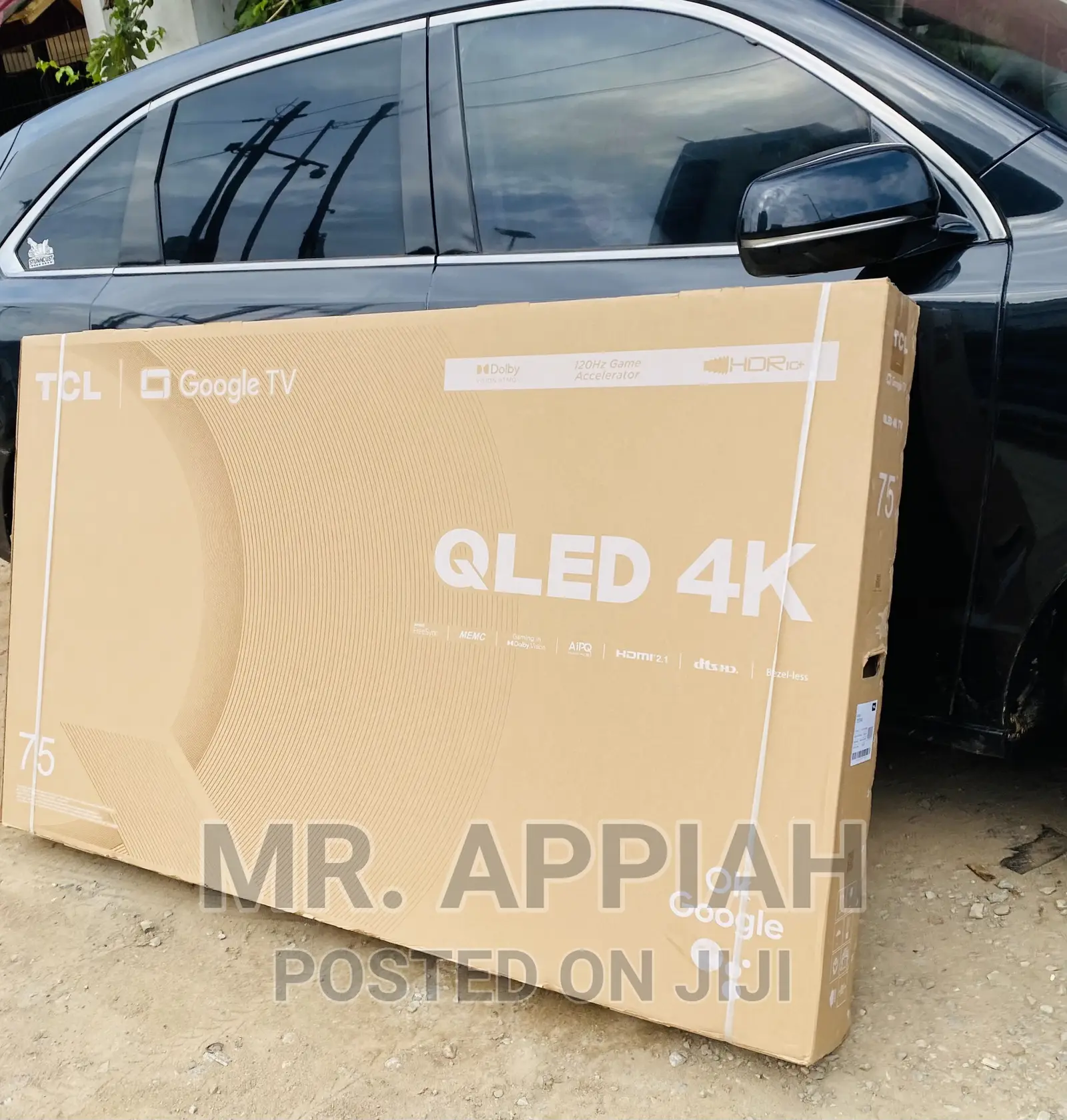 Shop Authentic TCL 75c645 QLED Smart Tv(75 Inch)Black.