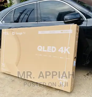 Shop Authentic TCL 75c645 QLED Smart Tv(75 Inch)Black.