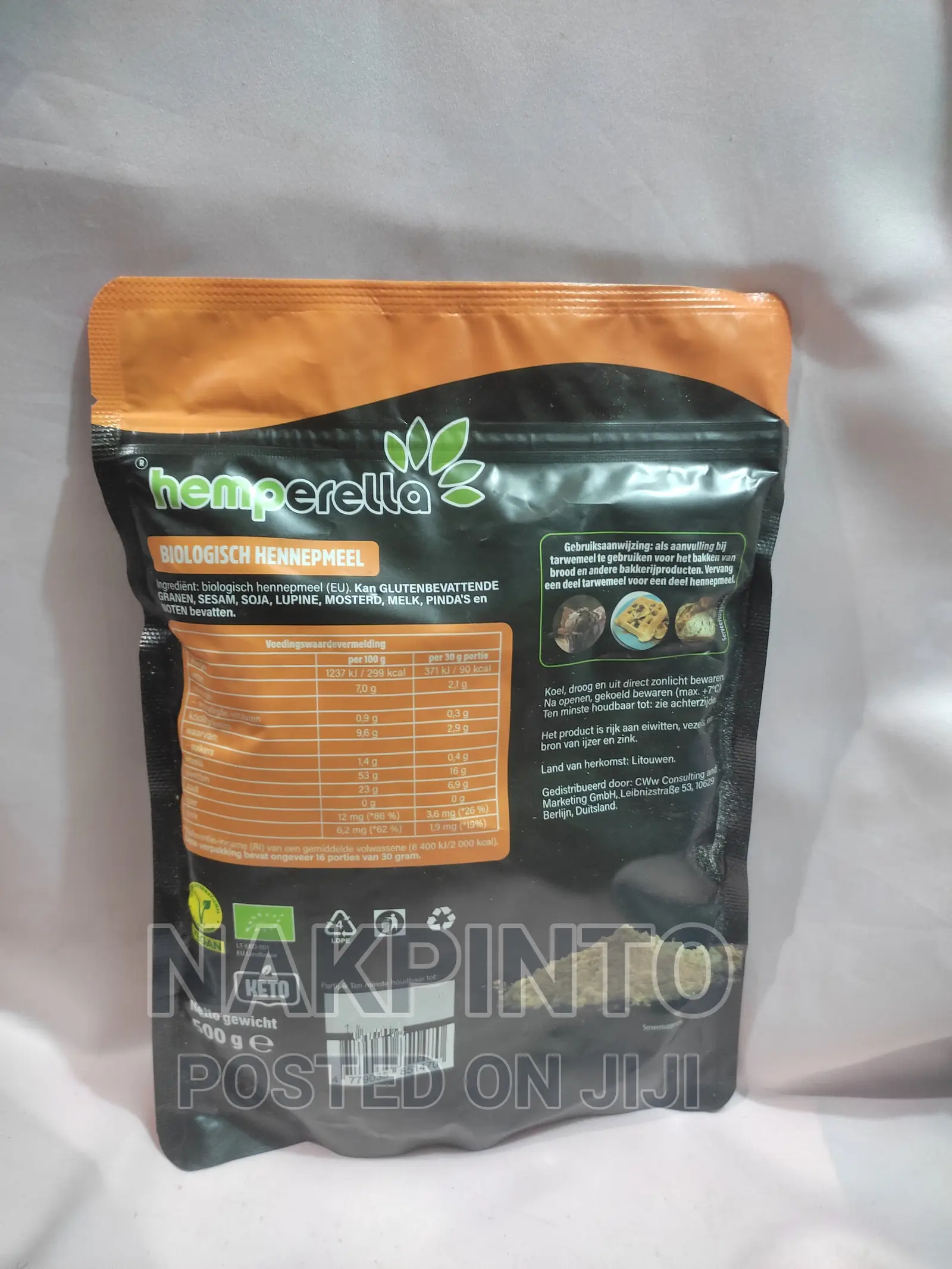 Hemp Flour 100% Pure. Keto