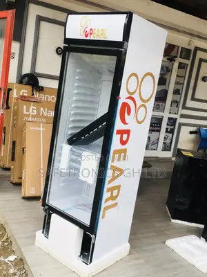 Glass Lid Pearl PVC-424 Singledoor Display Fridge 