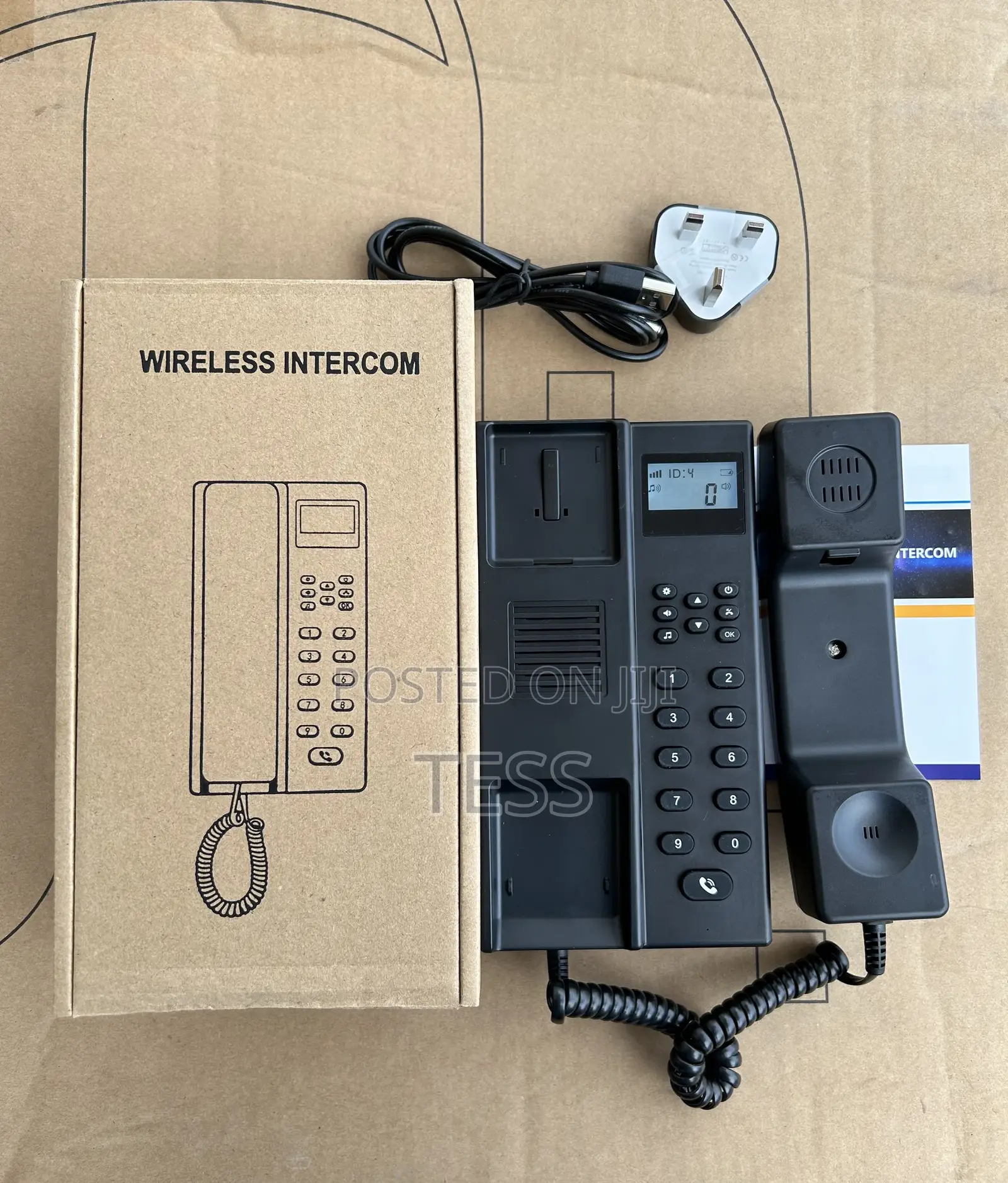 Telephone Wireless Intercom With Screen Display.
