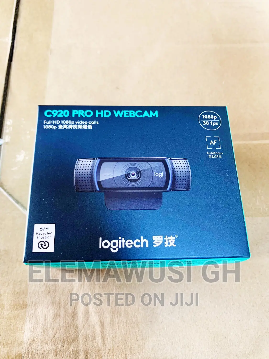 Logitech C920 Pro HD Webcam 1080p