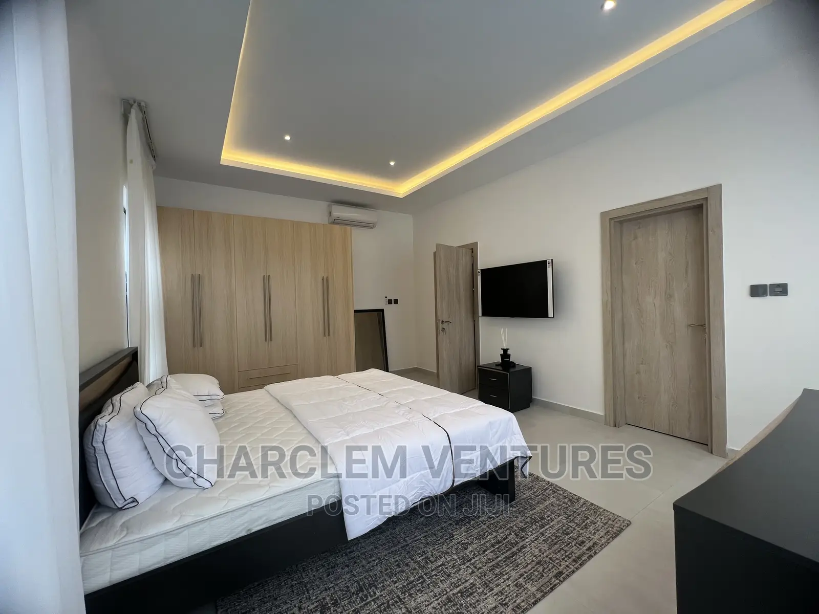 Furnished 1bdrm Apartment in Charclem Ventures, Cantonments for rent
