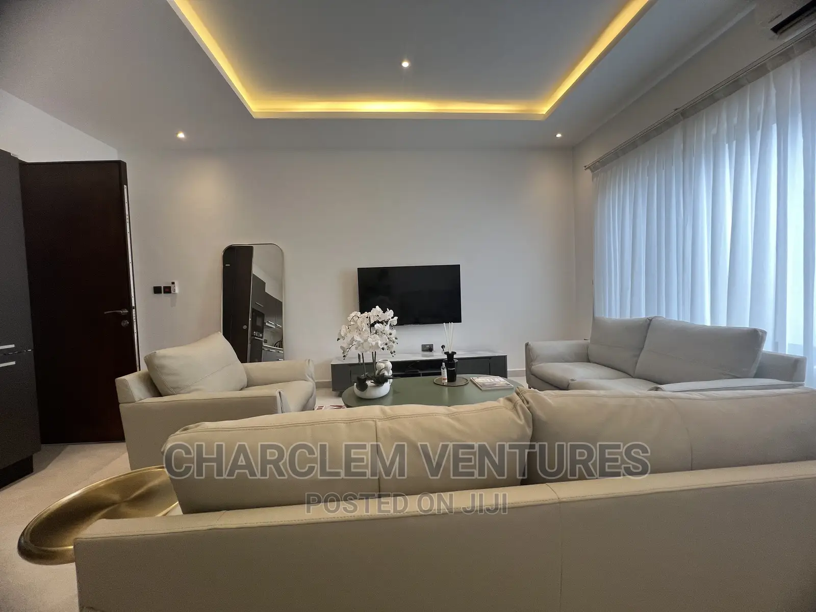Furnished 1bdrm Apartment in Charclem Ventures, Cantonments for rent
