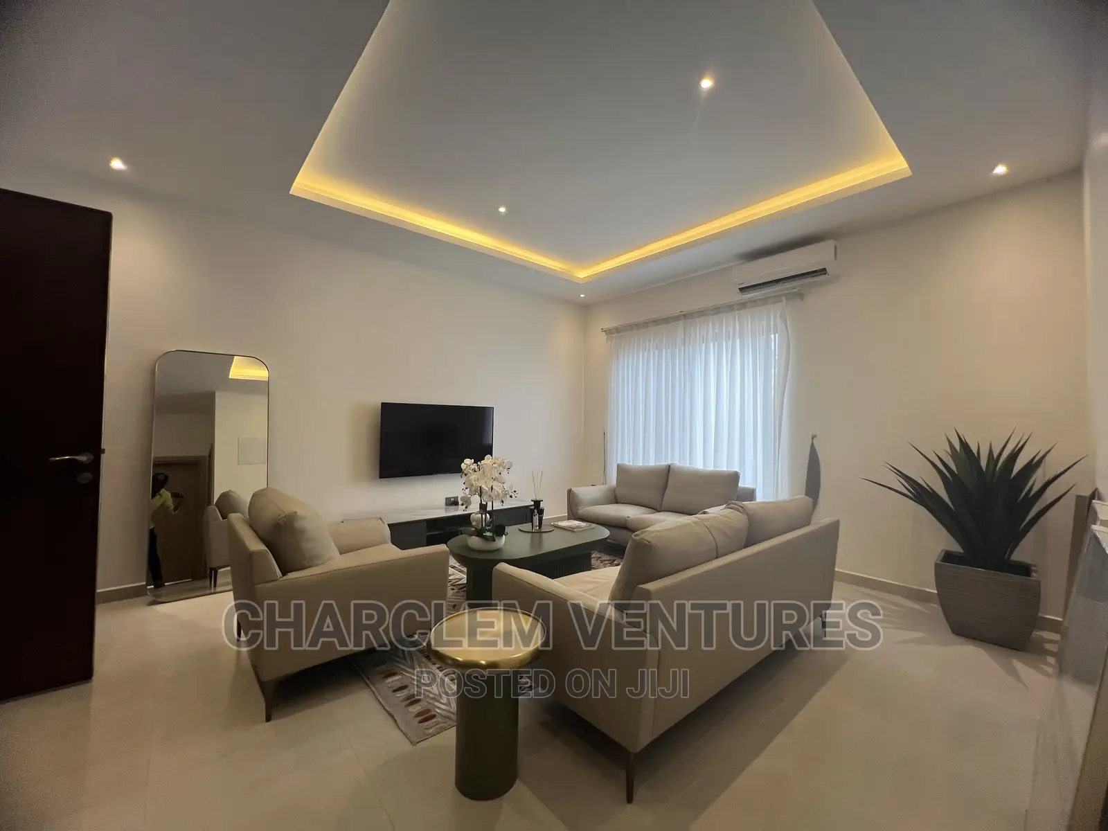 Furnished 1bdrm Apartment in Charclem Ventures, Cantonments for rent