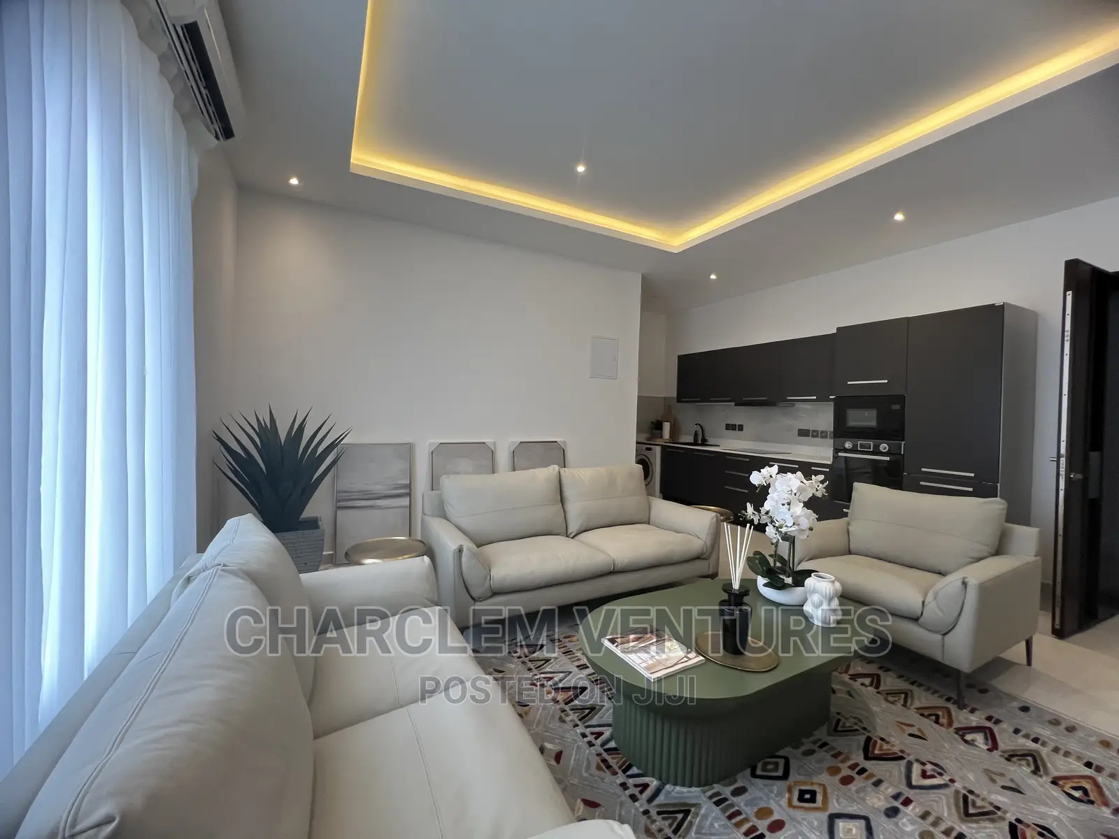 Furnished 1bdrm Apartment in Charclem Ventures, Cantonments for rent