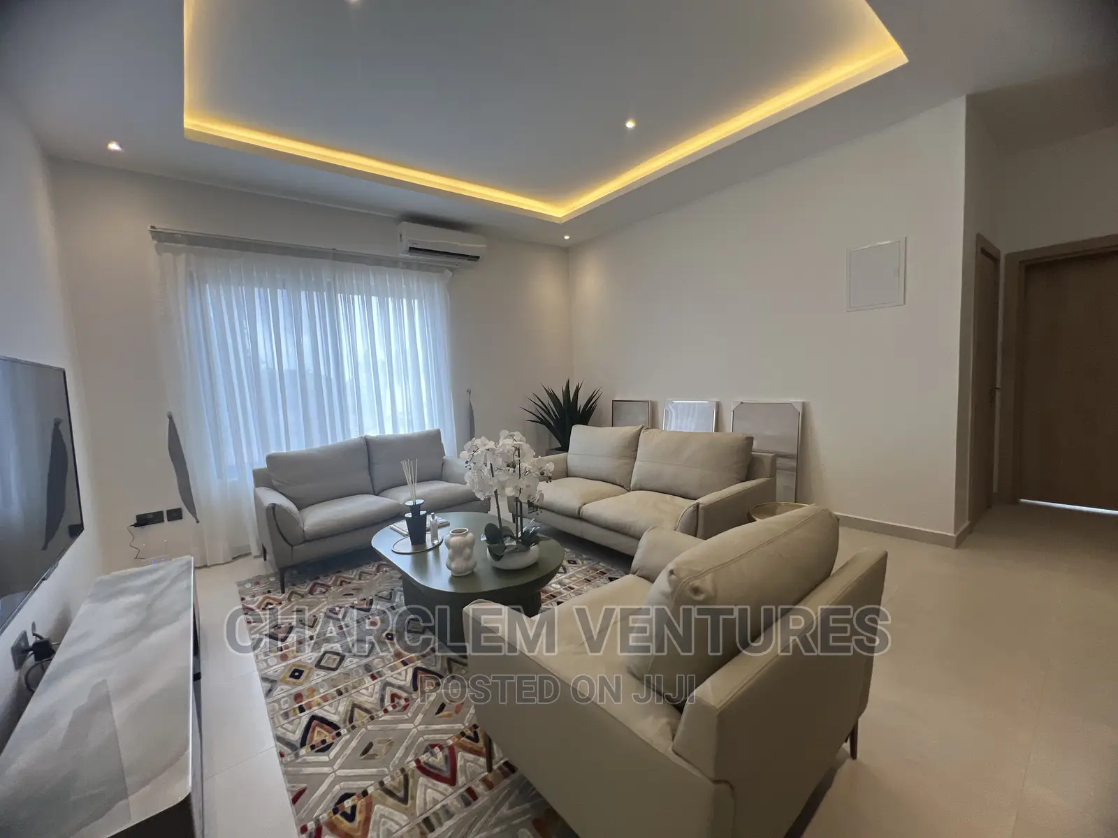 Furnished 1bdrm Apartment in Charclem Ventures, Cantonments for rent