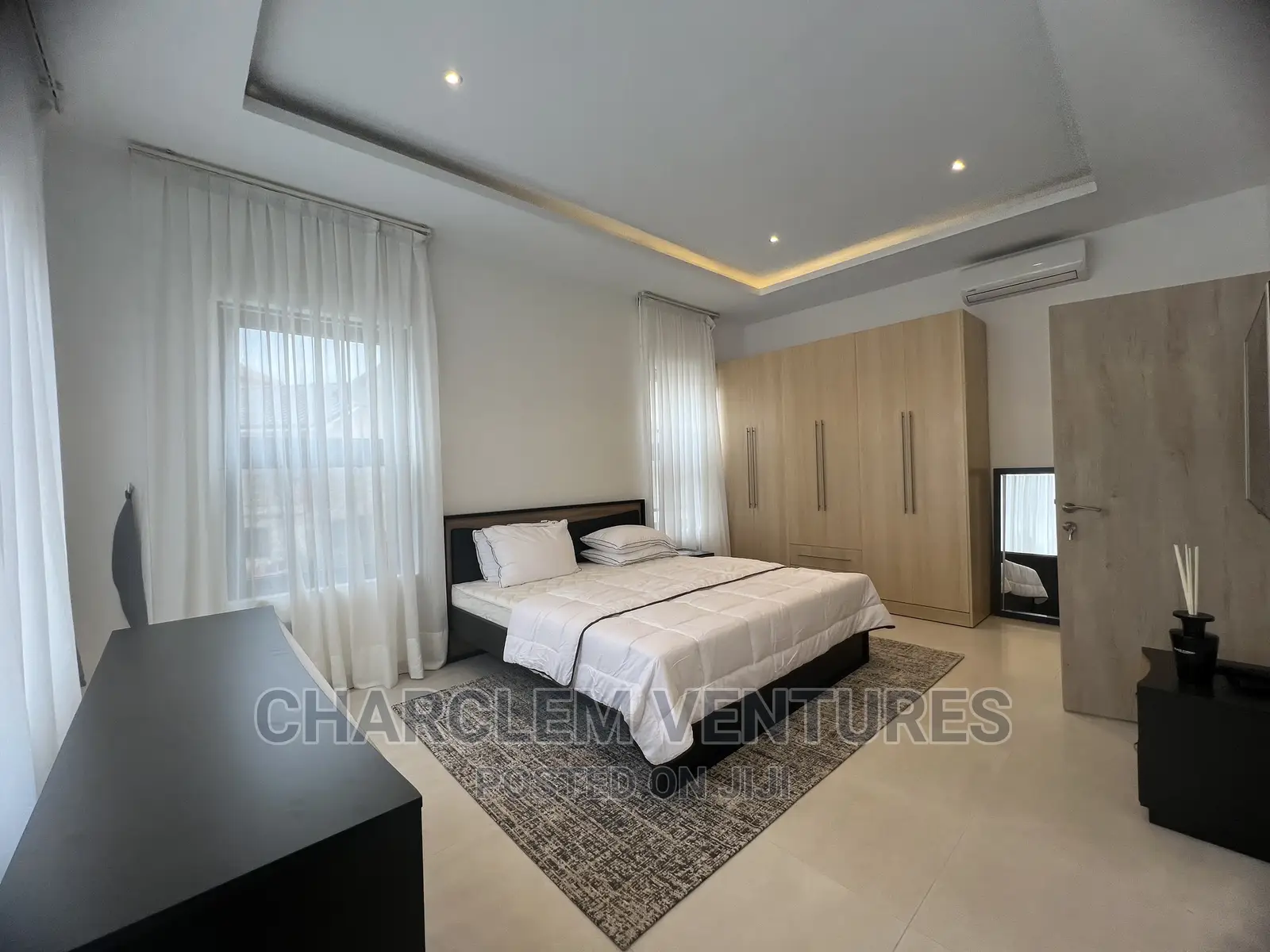 Furnished 1bdrm Apartment in Charclem Ventures, Cantonments for rent