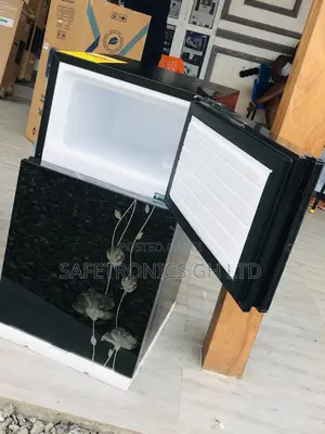 Doubledoor Topfreezer Pearl Glass Pf-10t Fridge