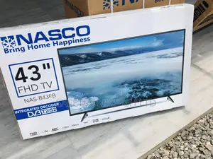 FHD Digital Satellite Glossy LED Nasco 43 Inches Tv 