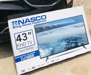 43 Inches Glossy LED Nasco Digital Satellite FHD Tv 