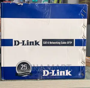 D Link SFTP Cat6 Networking Cable SFTP 23 Awg Grey Color