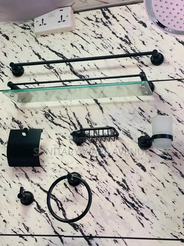 Bathroom Accessories - Black Shower Accessories