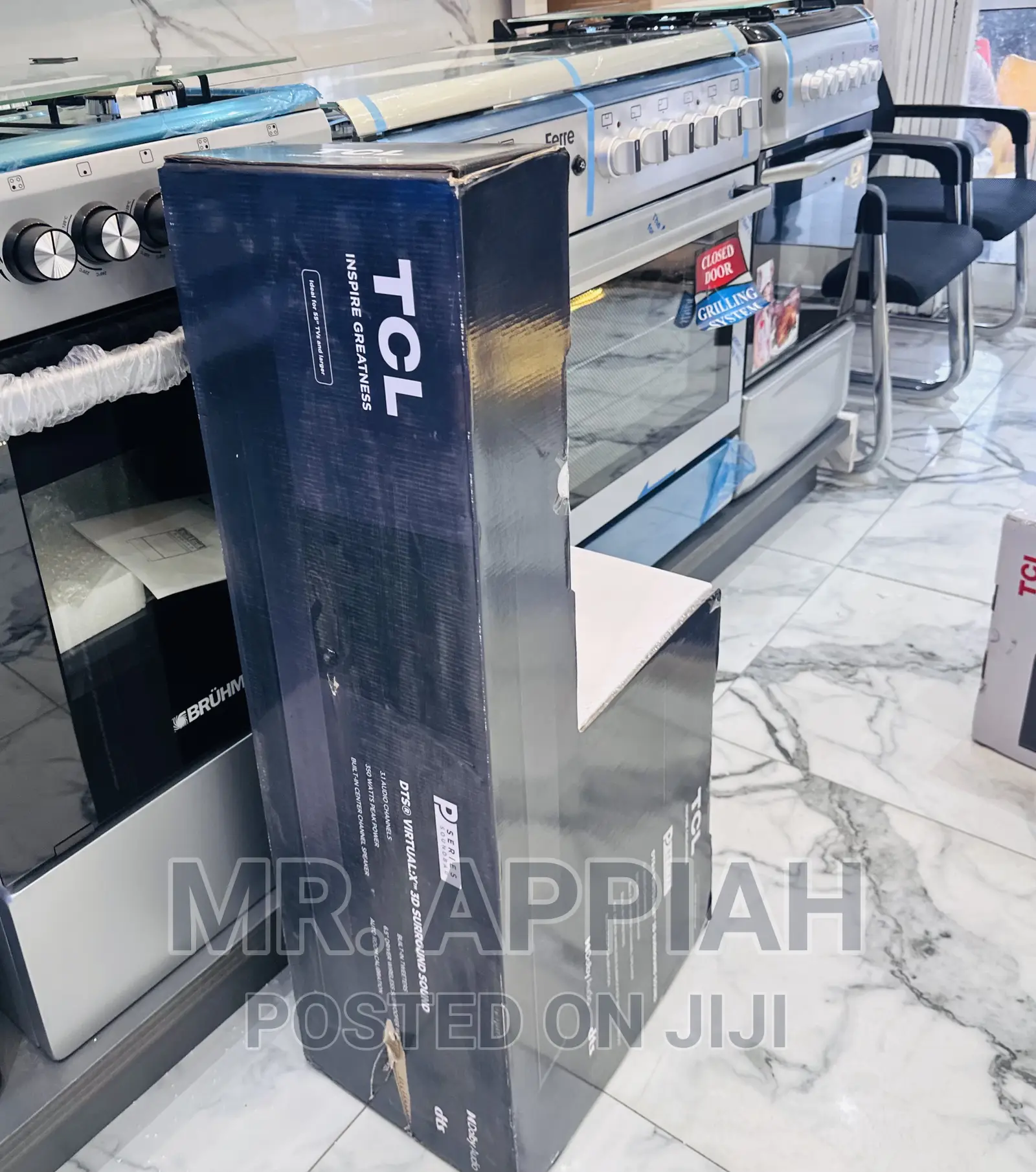 Elegant TCL Sound Bar TCL-P733w 3.1 Channel 350W(Black).