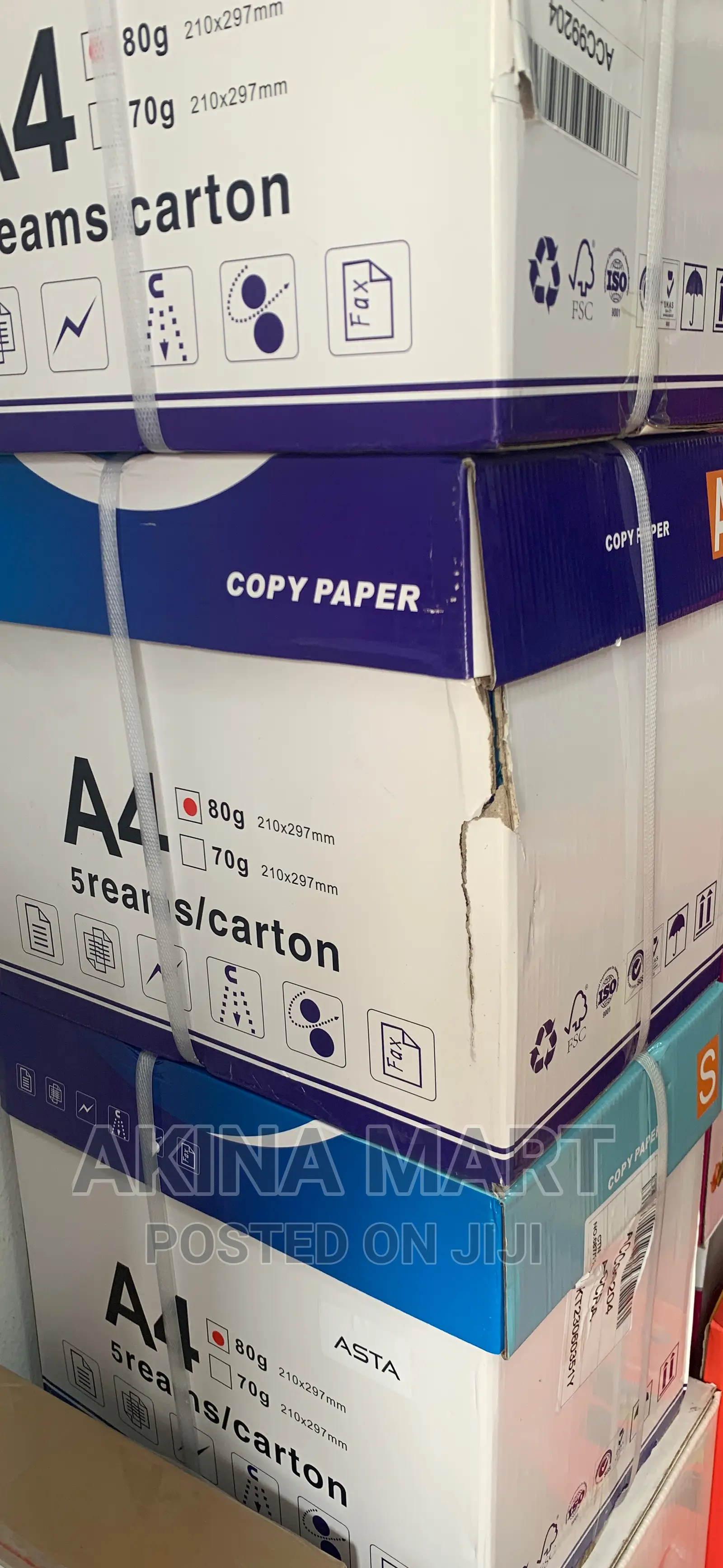 A4 Paper 80g 5reams Carton
