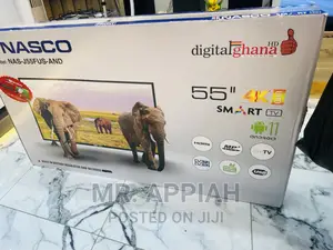 Shop Authentic Nasco 50 Inch Uhd Smart(Black) 