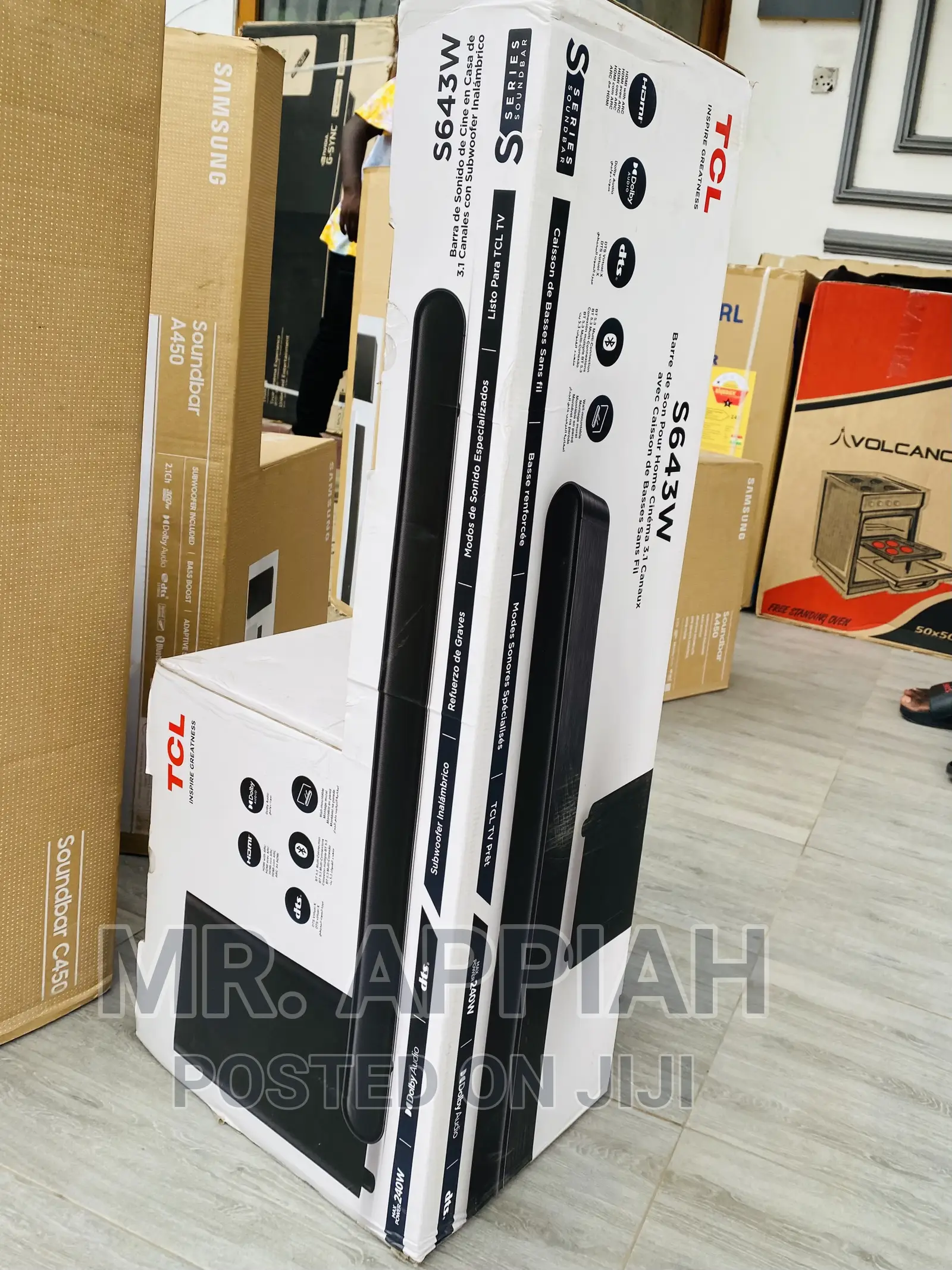 Shop Original TCL S643W Bluetooth Sound Bar(240watt)Black.