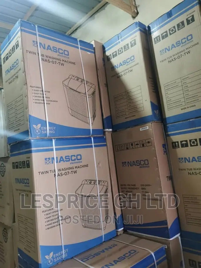 Nasco 7kg Twin Tub Washing Machine