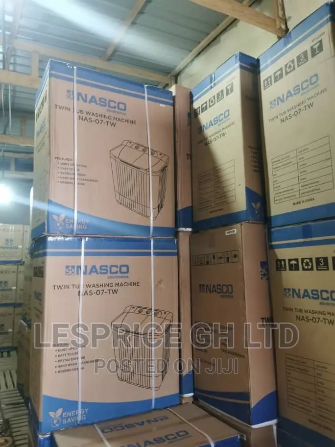 Intensive Wash~Nasco 7kg Semi Auto Washing Machine