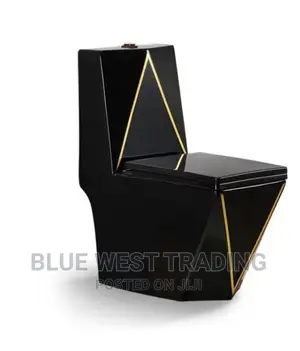 Black Water Closet - DIAMOND SHAPED WATER CLOSET