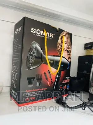 Shop Original Sonar Professional Electric Hair Dryer(Black)