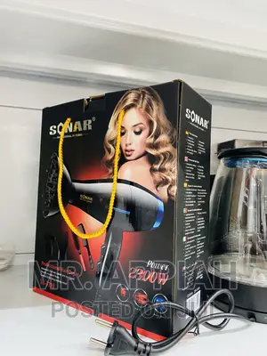 Energy Sufficient Sonar Electric Hair Dryer(2300watt)Black