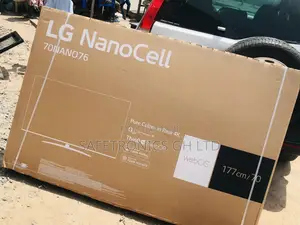 Glossy LED LG Smart 70 Inches Nano76 Nanocell Crystal Tv