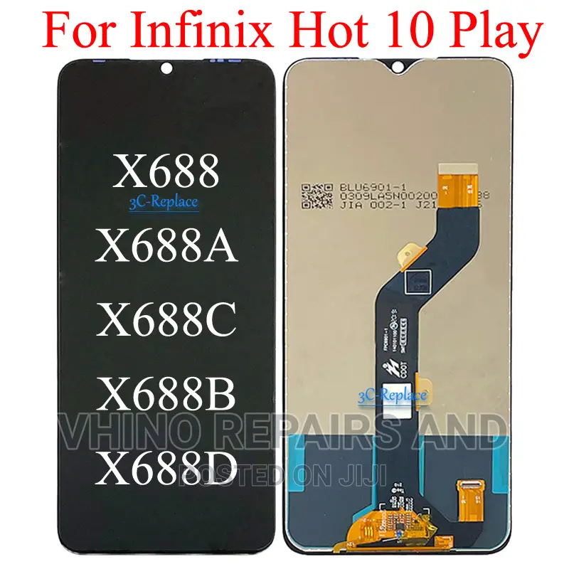 Original Infinix Hot 10 Play Screen Replacement.