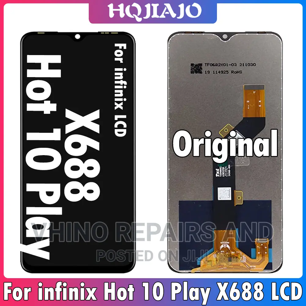 Original Infinix Hot 10 Play Screen Replacement.